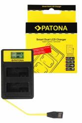Patona Smart Dual LCD USB töltő Canon LP-E8 550D 600D 650D 700D - Patona (PT-141574) - smartgo