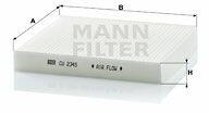 Mann-filter CU2345 Filtru, aer habitaclu