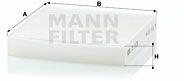 Mann-filter CU1835 Filtru, aer habitaclu