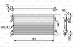 VALEO 701522 Radiator, racire motor