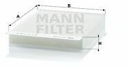 Mann-filter CU2143 Filtru, aer habitaclu