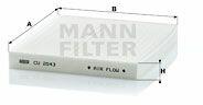 Mann-filter CU2043 Filtru, aer habitaclu