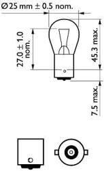 Philips 12445CP Bec, semnalizator