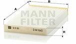 Mann-filter CU15001 Filtru, aer habitaclu