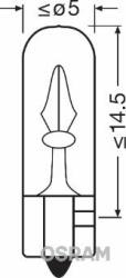 OSRAM 2722-02B Bec, lumini bord