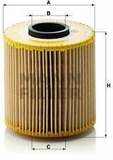 Mann-filter HU921x Filtru ulei