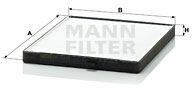 Mann-filter CU2330 Filtru, aer habitaclu