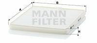 Mann-filter CU2326 Filtru, aer habitaclu