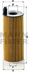 Mann-filter HU6004x Filtru ulei