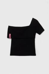 Sisley gyerek póló fekete - fekete 160