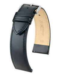 Hirsch Osiris óraszíj, fekete, 24/22L