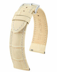 Hirsch Duke borjúbőr óraszíj, beige, 18/16M - oraszij