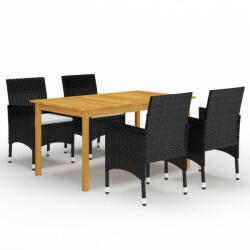 vidaXL 5 részes fekete 3067761