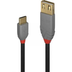 Lindy USB 2.0 Csatlakozókábel 15.00 cm Fekete - aqua - 2 490 Ft