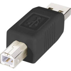 Renkforce USB 2.0 adapter A dugó/B dugó, Renkforce - aqua