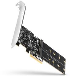 AXAGON PCES-SA4M2 PCIe Controller 2x SATA 6G + 2x SATA M. 2 (PCES-SA4M2) - rufusz