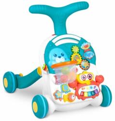 RicoKids Antemergator educational 2 in 1 Ricokids RK-810 Alb cu albastru - babyneeds