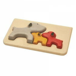 Plan Toys Catelusi - Puzzle din lemn (6395)