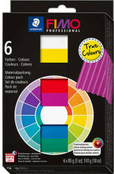 FIMO Professional Süthető Gyurma Készlet True Colours 6x85 gramm (8003-01)