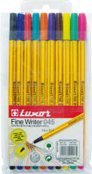 Luxor Fine Writer Tűfilc 0, 45 mm 10 szín/Készlet 10 Darab/Készlet (7140/10WT)