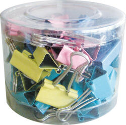 OfficeArt Bindercsipesz 25 mm Vegyes Színek 48 Db/Doboz Nem Rozsdásodik (IEAX0024)