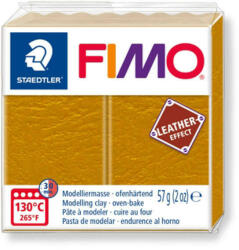 FIMO Süthető Gyurma Leather Effect 57 gramm Okker (8010-179)