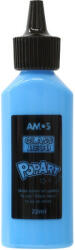 Amos Pop Art Üvegmatricafesték 22 ml Telt Szín Kék (PA22-B)
