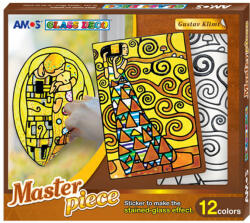 Amos Üvegmatricafesték Készlet 10x10, 5 ml +2x22 ml Masterpiece Klimt (PS10P12M-K)