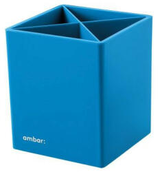 Ambar Asztali Írószertartó Műanyag Szögletes 13, 5x6 cm Kék (6160200240016)