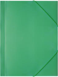 Office Art Gumis Mappa A/4 Műanyag Zöld 80 mikron Hajlítható Gerinc (IDDX0196)