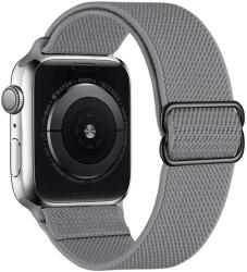 Phoner Dew Apple Watch csatos fonott szövet szíj, 38/40/41mm, szürke - speedshop