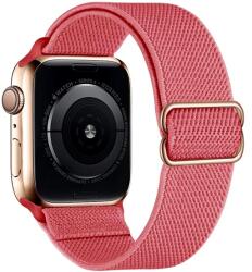 Phoner Dew Apple Watch csatos fonott szövet szíj, 38/40/41mm, rózsaszín - speedshop