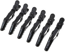 Sibel Clipsuri negre pentru sectionarea parului Strong Gator 9cm 6buc (SB934096202)