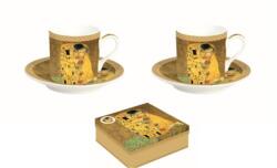 Easy Life Porcelán eszpresszós csésze szett - 75 ml - Klimt: The Kiss