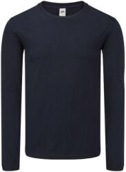 Fruit of the Loom Férfi hosszú ujjú póló Fruit of the Loom Iconic 150 Classic Long Sleeve T -L, Mély sötétkék (navy)