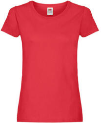 Fruit of the Loom Női póló Rövid ujjú Fruit of the Loom Original T Lady-Fit - M, Piros