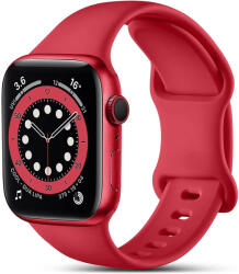 Hoco Curea silicon Hoco compatibila cu Apple Watch 1/2/3/4/5/6/SE/, 38/40/41mm, Rosu