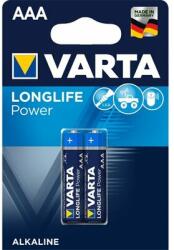 VARTA 4903121412 Longlife Power AAA (LR03) alkáli mikro ceruza elem 2db/bliszter (4903121412) - firstshop