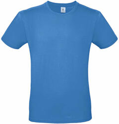 B and C Csomag akciós póló (minimum 5 db) Férfi rövid ujjú póló B&C #E150 T-Shirt -XS, Azur kék