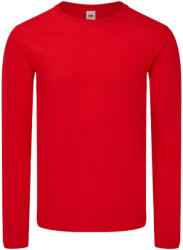 Fruit of the Loom Férfi hosszú ujjú póló Fruit of the Loom Iconic 150 Classic Long Sleeve T -M, Piros