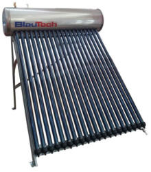Blautech Panou Solar 20 Tuburi Vidate Cu Rezervor Inox Presurizat 160 Litri Blautech