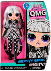 MGA Entertainment Papusa LOL Surprise OMG, Hos Doll, Seria 3, Groovy Babe, 588573EUC Papusa