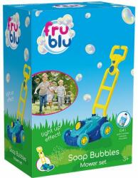 Fru Blu FruBlu: Set cu mașină de tuns iarbă pentru baloane de săpun cu 0, 4 litri de soluție (DKF0158)