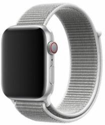 FixPremium - Nylon Curea pentru Apple Watch (42, 44, 45 & 49mm), alb