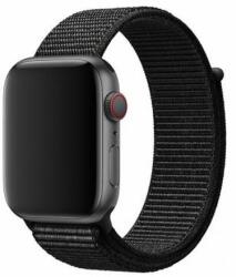 FixPremium - Nylon Curea pentru Apple Watch (42, 44, 45 & 49mm), negru