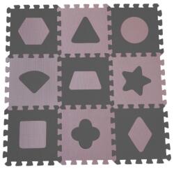 BabyDan Habszivacs puzzle szőnyeg rose/grey bd1000-70-41