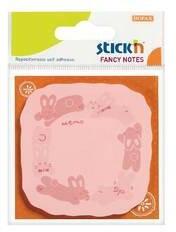 STICKN Notes autoadeziv 76 x 76 mm, 30 file/set, Stick"n - iepurasi (HO-21031)