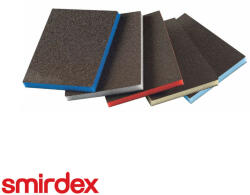 Smirdex 920 2x2 csiszolószivacs, finom 120x90x10 mm - P150 (piros) (920220300)