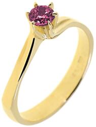 Capri Eljegyzési gyűrű 14K arany 2, 9 gr, rubin drága kõvel, CP11775