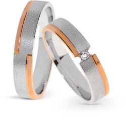 Capri Karikagyűrű párban 14K arany 8, 2 gr, gyémánt kõvel , CP11656GY